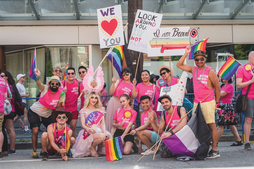 QMUNITY Pride Parade volunteers